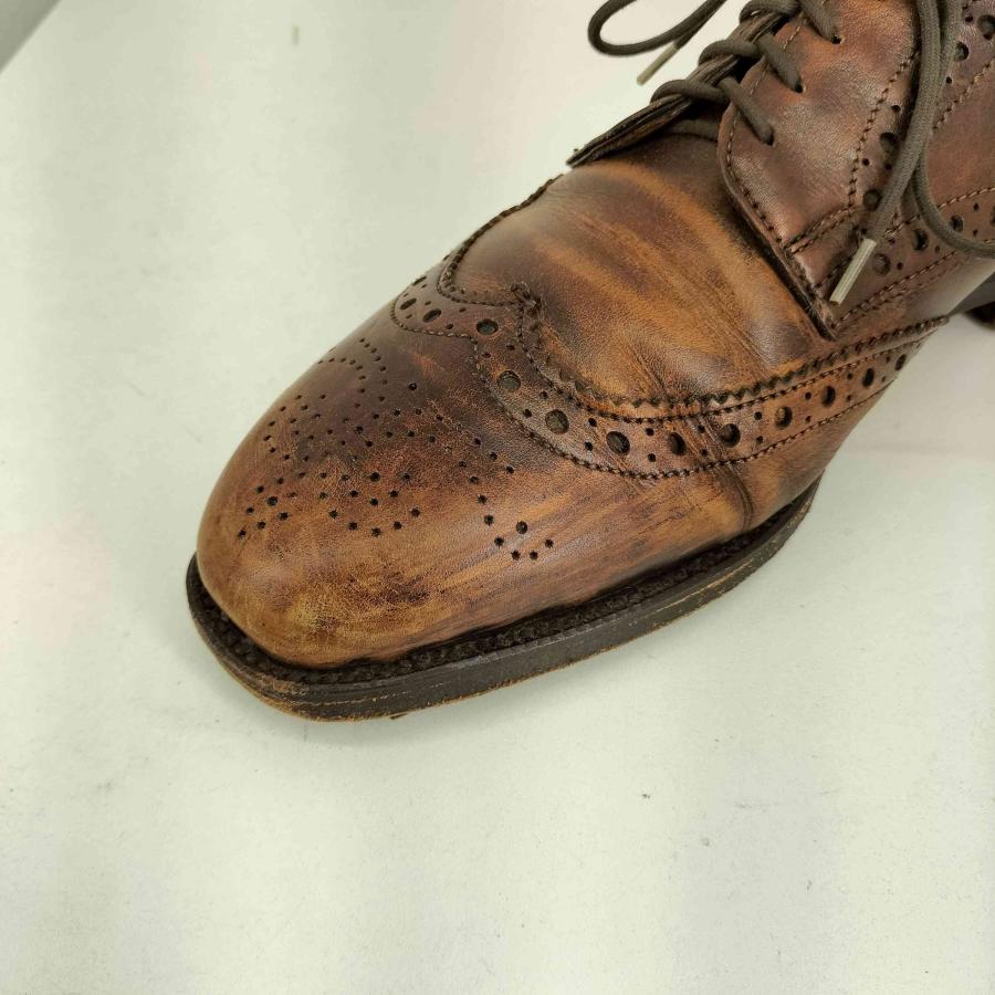 Burberry　メンズ　ウィングチップ 革靴 レザー シューズ BURBERRY（バーバリー） ウィングチップ ダービーシューズ メンズ 6 1