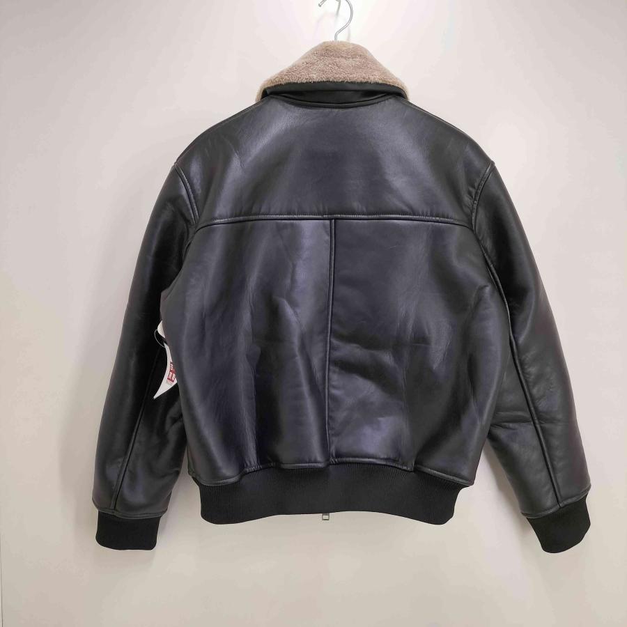 H&M H＆M(エイチアンドエム) フェイクレザー ムートン ジャケット 