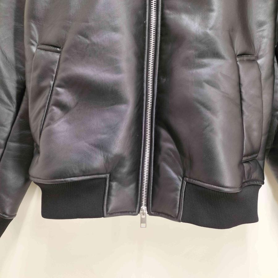 H&M H＆M(エイチアンドエム) フェイクレザー ムートン ジャケット 