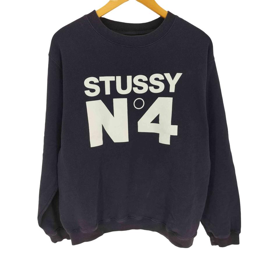 「破格」ステューシースウェットトレーナー00sヴィンテージジップアップ STUSSY（ステューシー） 00S 銀タグ N4ロゴプリント スウェット