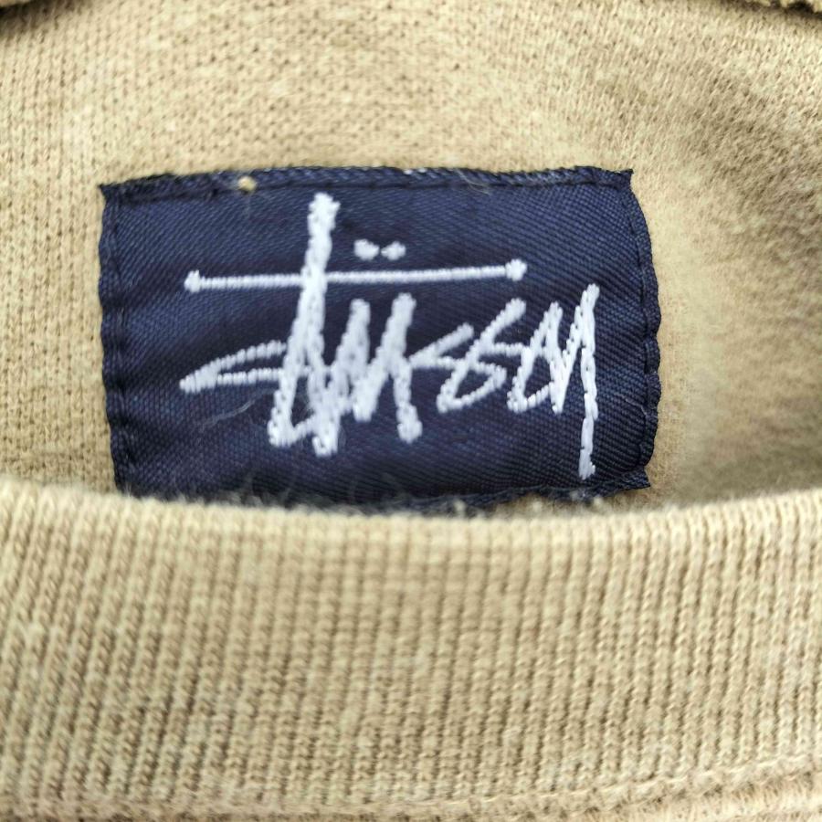 STUSSY（ステューシー） 90-00S ロゴプリント Vガゼット スウェット