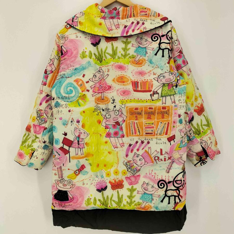 【美品】アルベロベロ♥️ぶたさん ジャガード織風柄チュニックワンピース ビジュー 美品】アルベロベロ♥️ぶたさん ジャガード織風柄チュニック