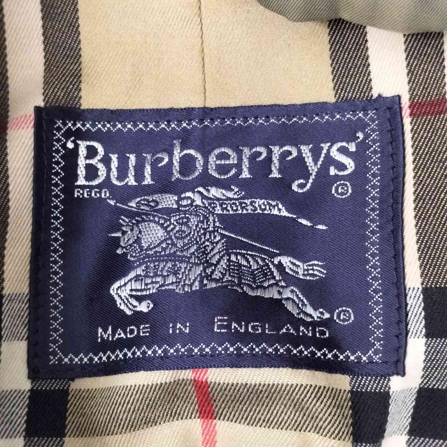 BURBERRYS(バーバリーズ) 90s 英国製 裏地ノバチェック 比翼ステン