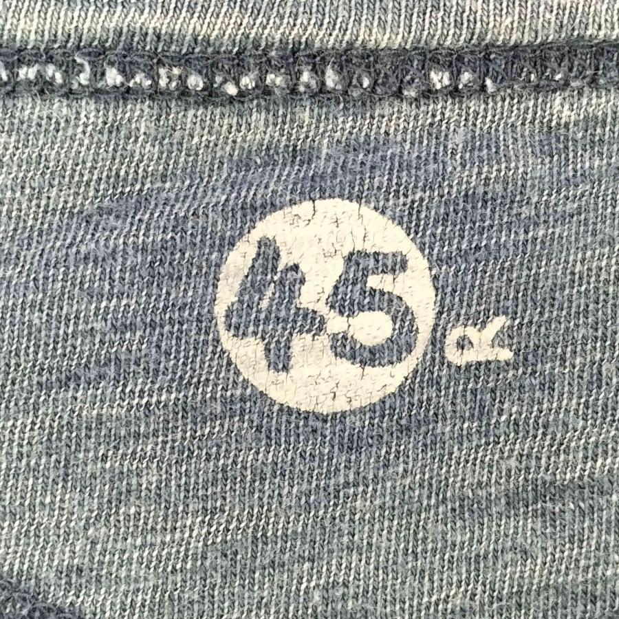 はなびです。45R藍染インディゴTシャツ 45R(フォーティーファイブアール) 藍染め インディゴ S/S クルーネック