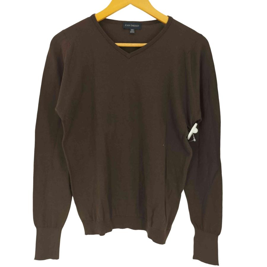 JOHN SMEDLEY（ジョンスメドレー） コットンVネックニット メンズ