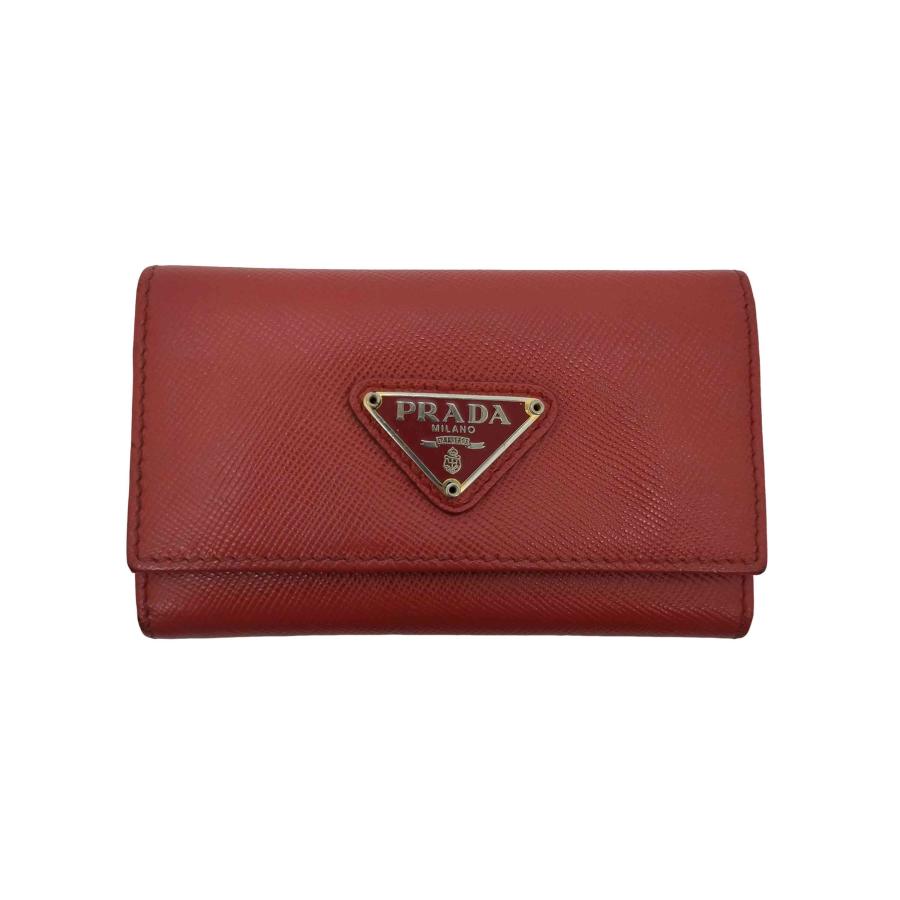 【未使用品】PRADA プラダ サフィアーノ 6連キーケース ユニセックス PRADA（プラダ） サフィアーノ 6連キーケース レディース 表記無 中古