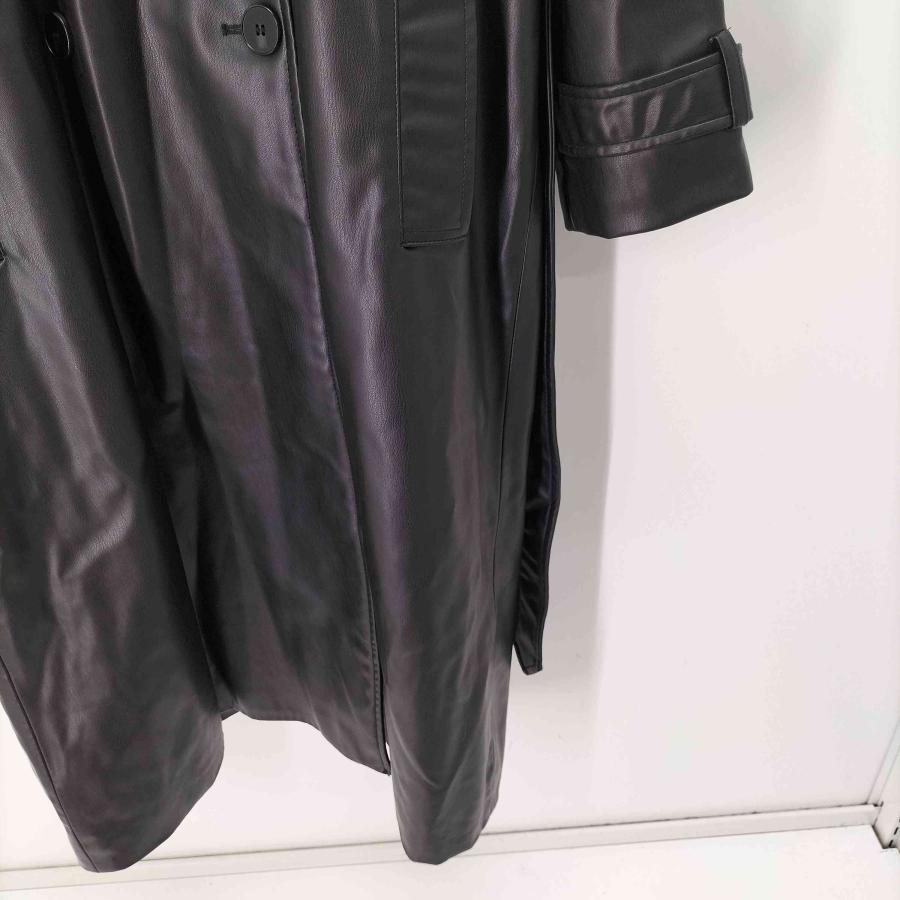 ZARA（ザラ） フェイクレザー トレンチコート レディース import：S