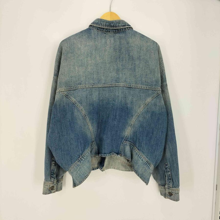 ZARA（ザラ） ボックスシルエット カバーオール デニムジャケット