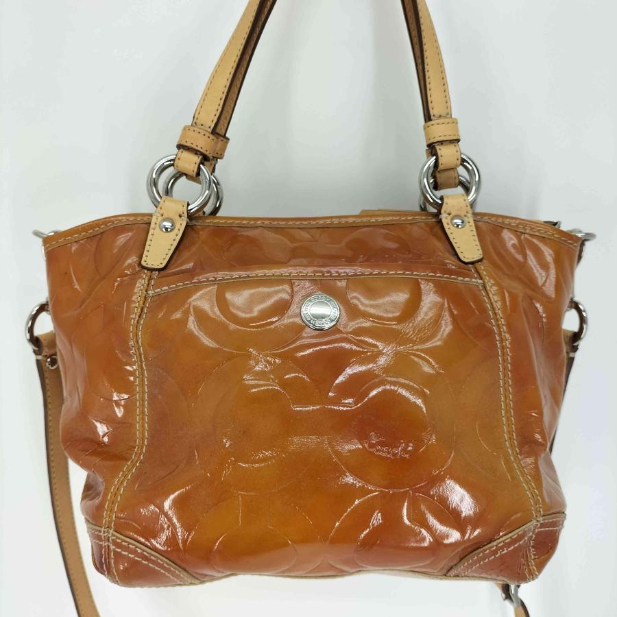 coach コーチ ハンドバッグ ショルダーバッグ エナメル COACH（コーチ） 2WAY エナメル ハンドバッグ ショルダーバッグ