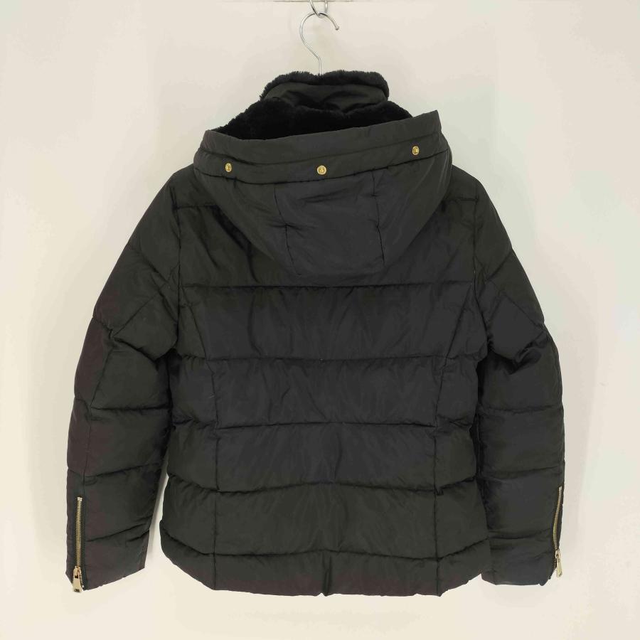 ZARA（ザラ） 裏地ファー フーデッド ダウンジャケット レディース 