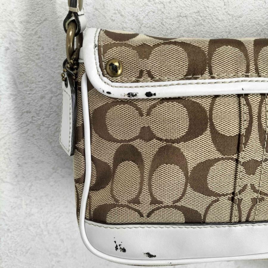 COACH（コーチ） シグネチャー ショルダーバッグ スカーフ付