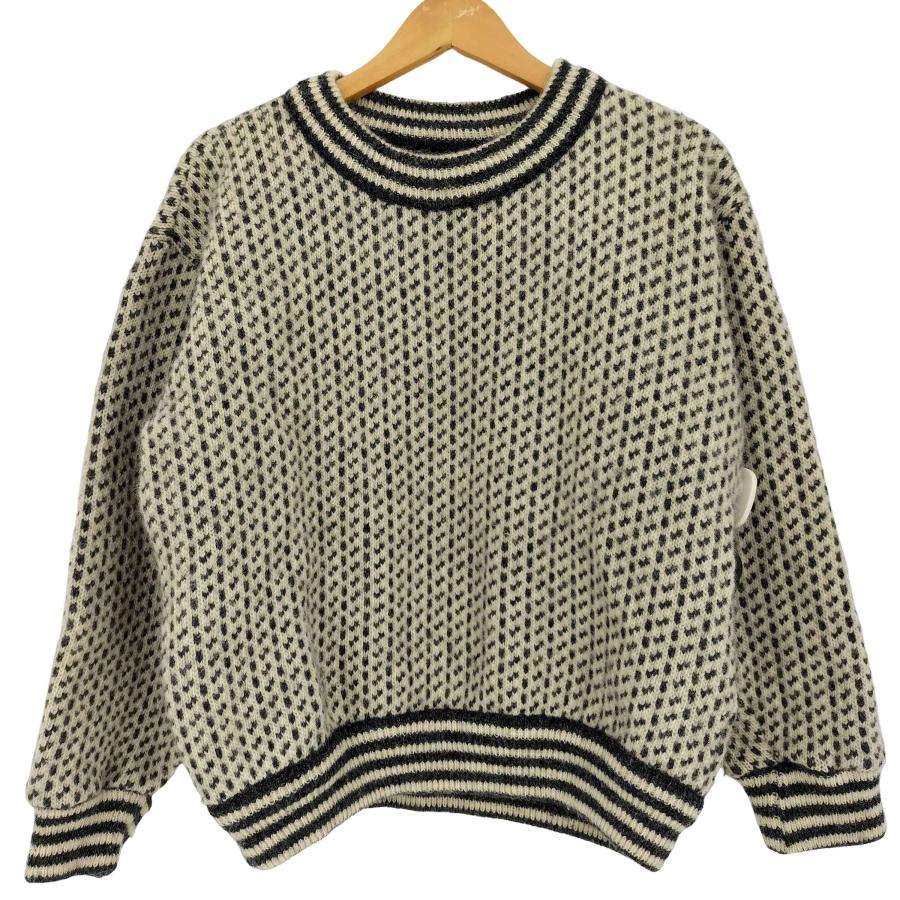 80s/エルエルビーン/ノルウェー製/レーヨン混/バーズアイニット L.L.Bean（エルエルビーン） 80s ノルウェー製 レーヨン混 バーズアイ