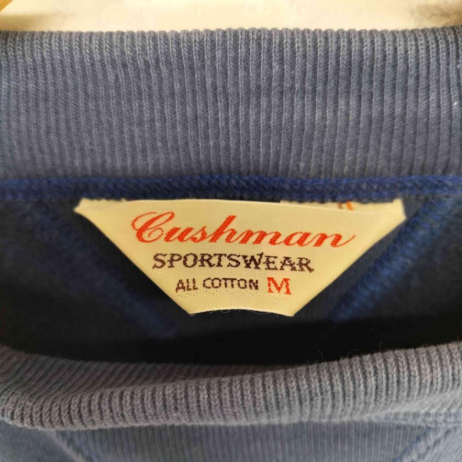 CUSHMAN（クッシュマン） 両Vはめこみ 4段プリント 長リブ クルー