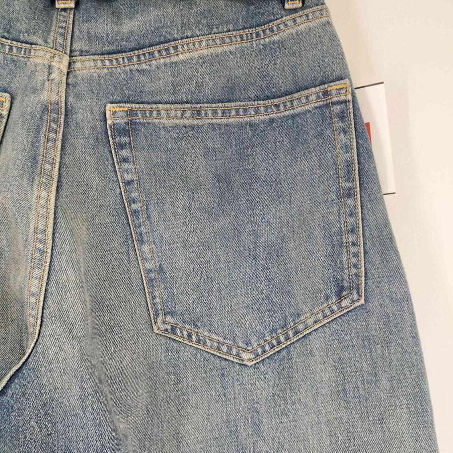 ZARA（ザラ） TRF ミッドライズ折り返しウエストデニムパンツ