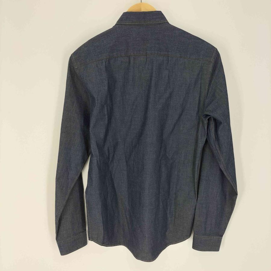 Theory ダークブルー 長袖シャツ 新品タグ付き theory（セオリー） ダークブルー デニム シャツ メンズ JPN：XS 中古