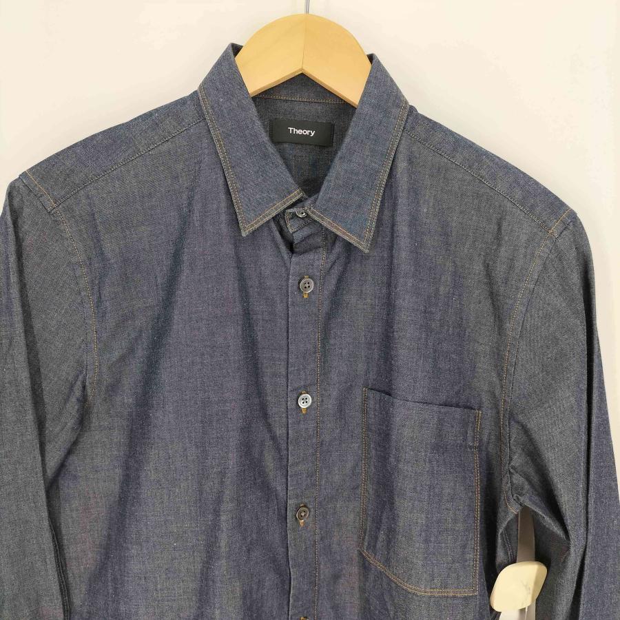 theory（セオリー） ダークブルー デニム シャツ メンズ JPN：XS 中古
