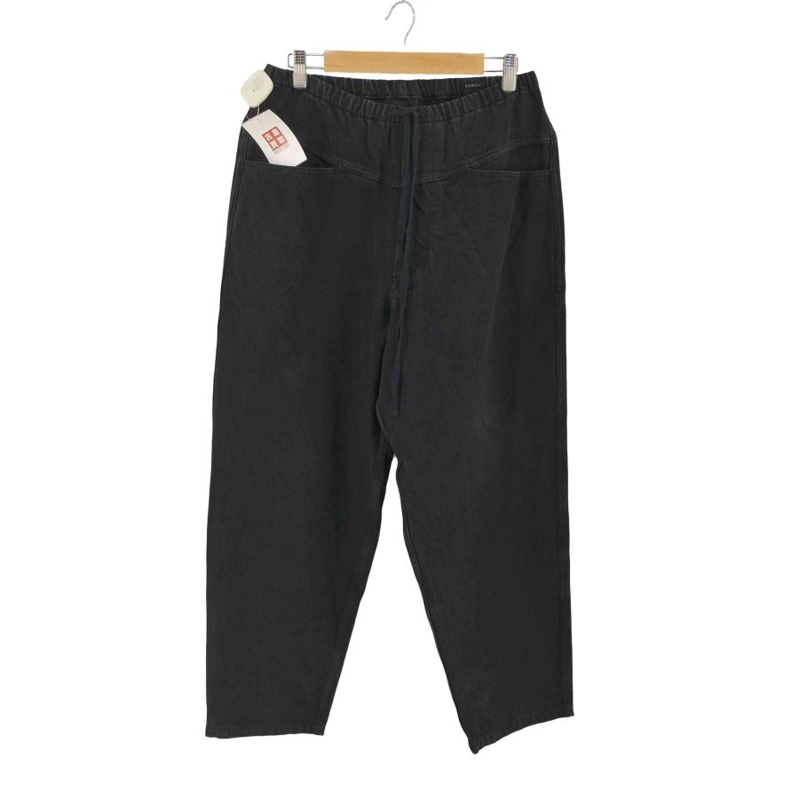 COMOLI（コモリ） 25SS ブラックドリル テーパードパンツ メンズ 1