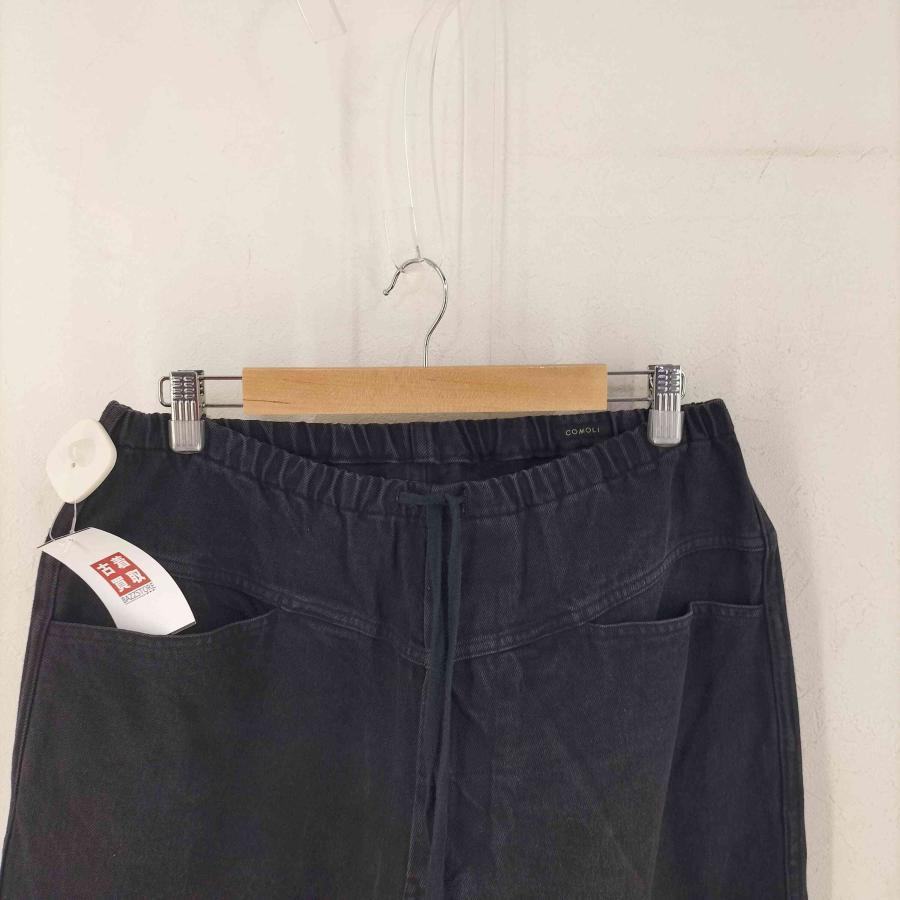 COMOLI（コモリ） 25SS ブラックドリル テーパードパンツ メンズ 1