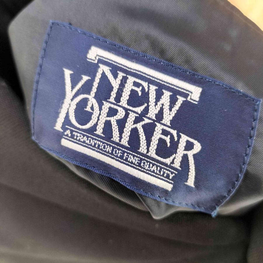 NEWYORKER（ニューヨーカー） 金ボタン ウール100％ 紺ブレザー メンズ