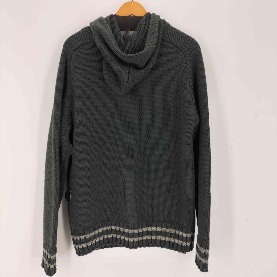 00s old stussy ニットパーカー STUSSY（ステューシー） 90s OLD ロゴ刺繍コットンニットパーカー