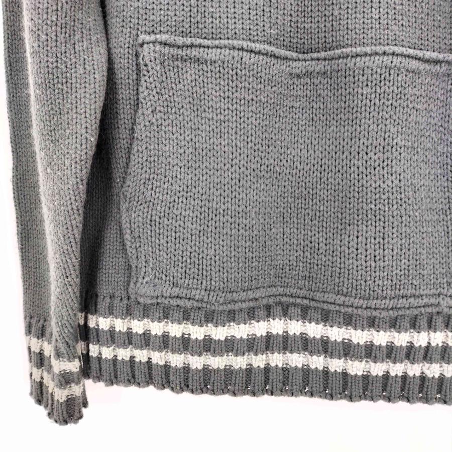 STUSSY（ステューシー） 90s OLD ロゴ刺繍コットンニットパーカー