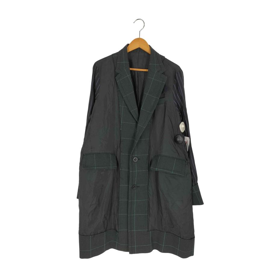 【最高級】【L】sacai♡サカイ モッズコート メンズ 裏地・チェック柄 sacai チェックモッズコート | ブランド古着 買取・販売 about a Pond