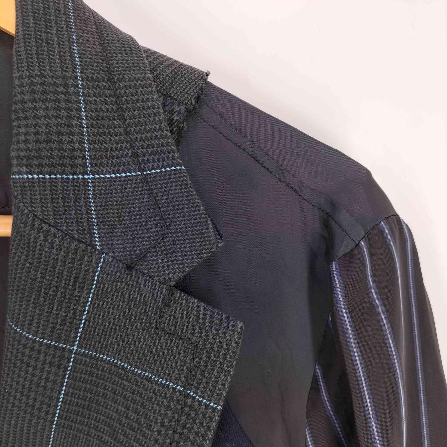 sacai（サカイ） 21ss Suiting Coat 素材切替チェックコート メンズ