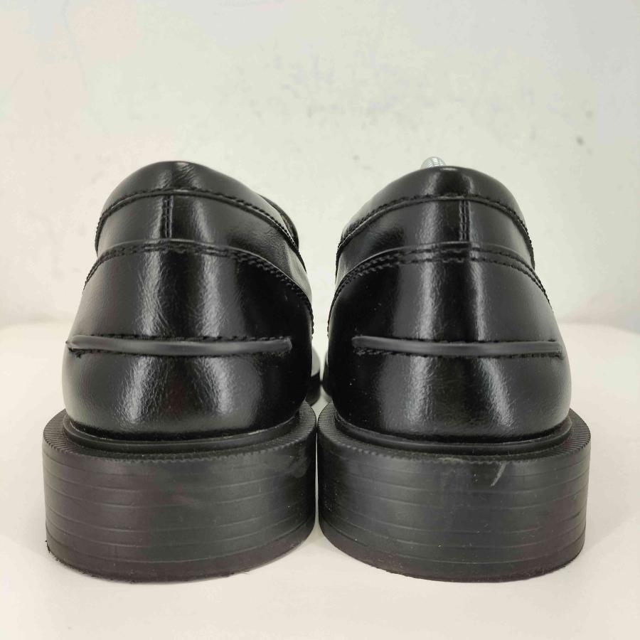 【新品未使用】CLARKS® × ZARA レザーローファー ブラック 42 ZARA（ザラ） フェイクレザー ローファー メンズ 42 中古 古着 0524