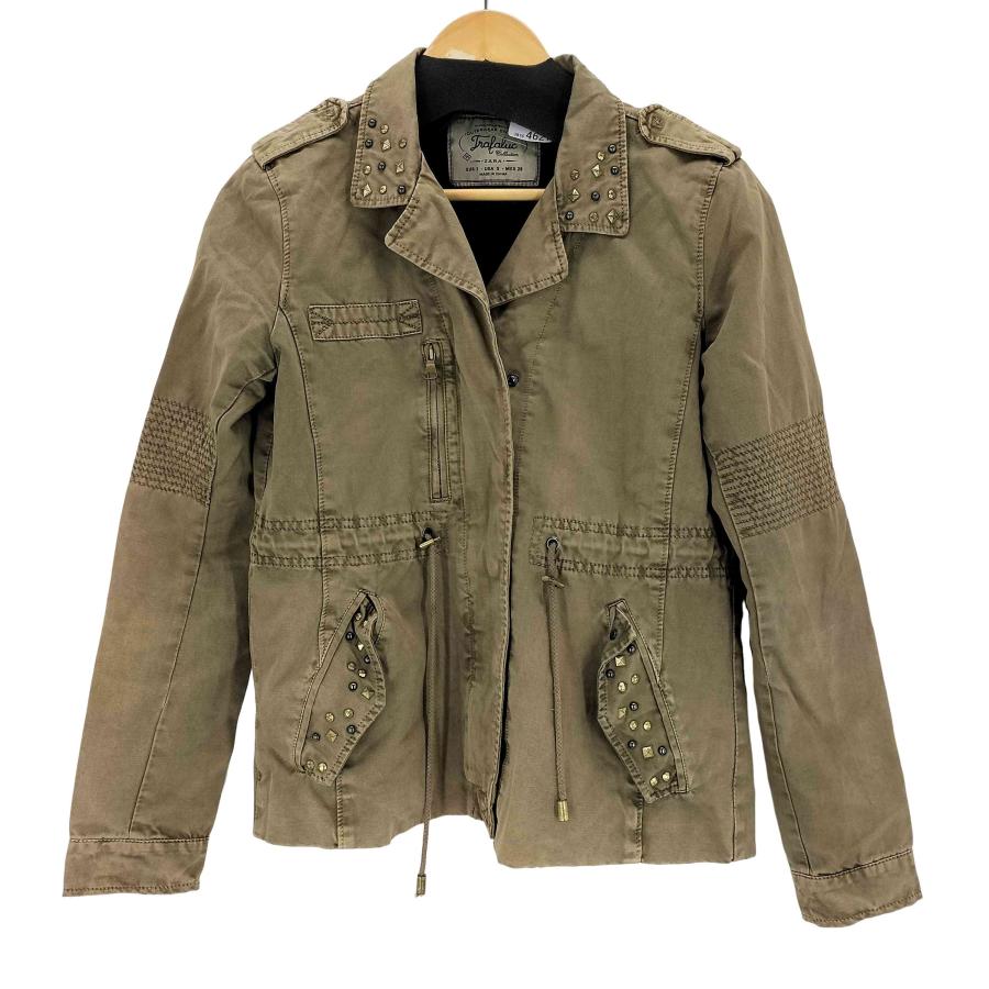ZARA（ザラ） スタッズデザインライダースジャケット Y2K レディース