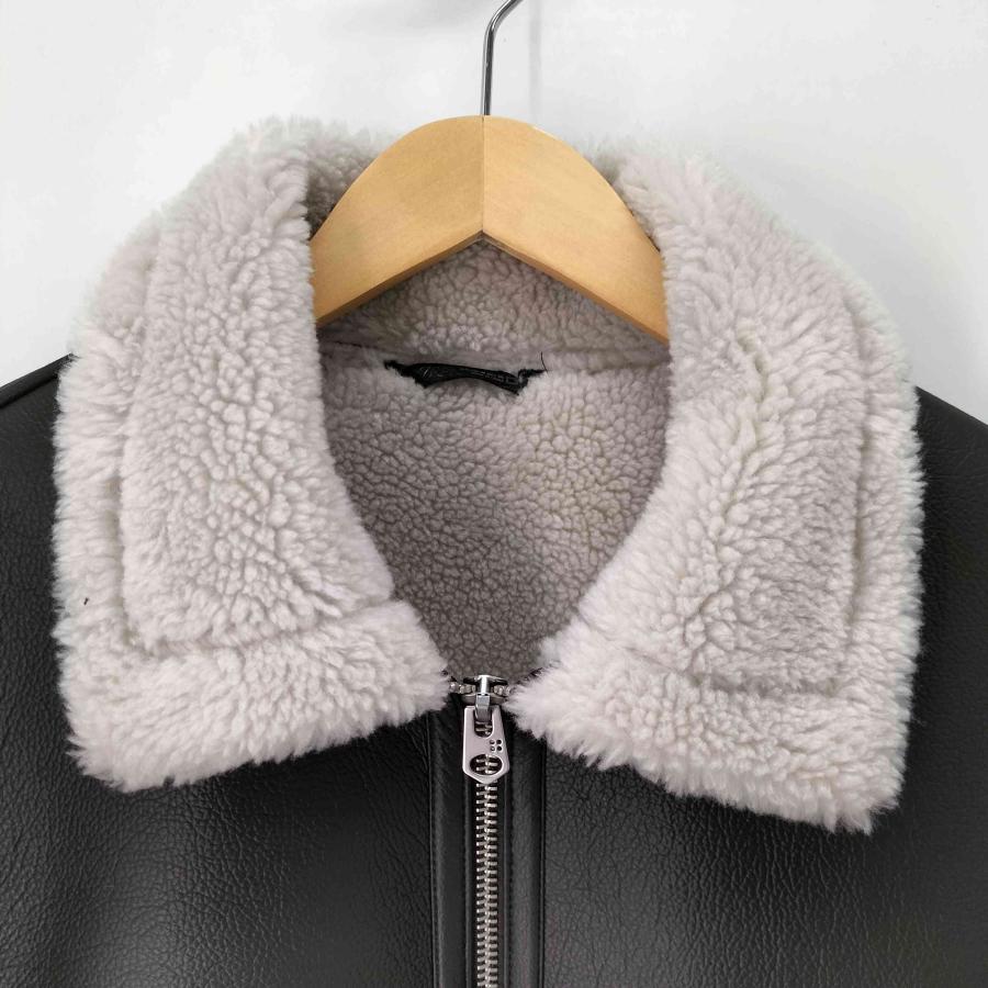 ZARA（ザラ） ダブルフェイス フェイクレザー ジャケット B-3 メンズ