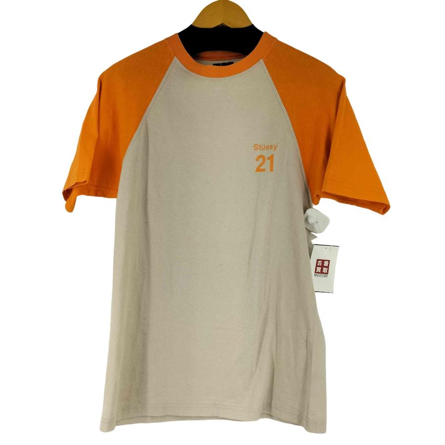 90s 後期　紺タグStussy ロゴプリント Tシャツ M STUSSY（ステューシー） 90S 紺タグ MADE IN USA 両面ロゴプリント