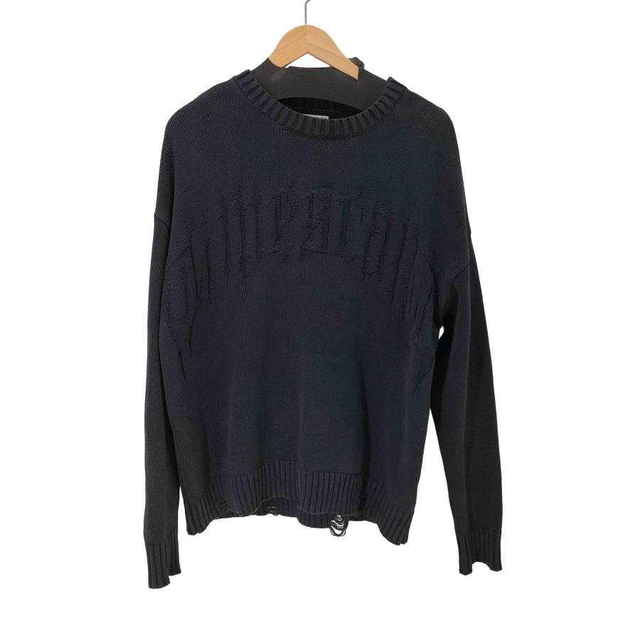 ZARA（ザラ） ダメージ加工 コットンニット メンズ import：L 中古 