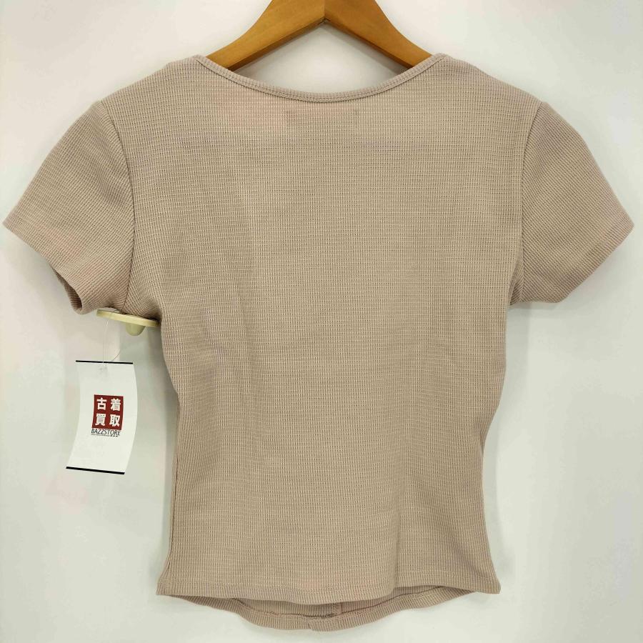トップス andmary logo tops beige Mary logo zip tops color beige/gray ¥12100-tax in ころんとした