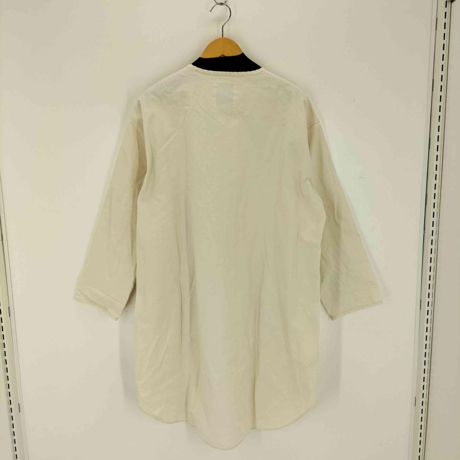 USED古着(ユーズドフルギ) {{BLANC}}  BE004 CLR-BLK USED古着(ユーズドフルギ) {{T-ASSAC}}BANDCOLLAR SHIRT レディース