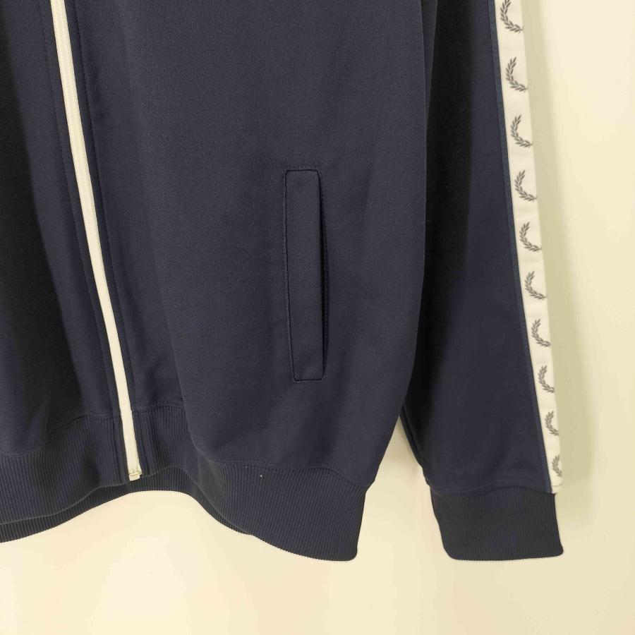 FRED PERRY フレッドペリー テープロゴトラックジャケット ネイビー FRED PERRY（フレッドペリー） テープロゴ トラックジャケット メンズ