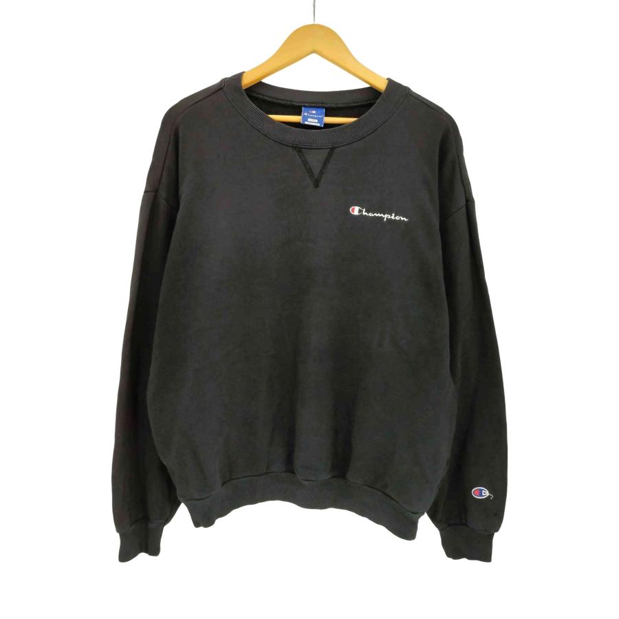 Champion（チャンピオン） 90s USA製 青タグ ロゴ刺繍 前V クルー
