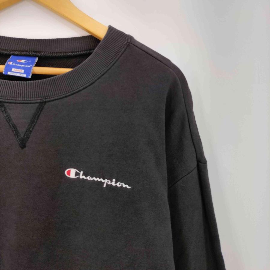 Champion（チャンピオン） 90s USA製 青タグ ロゴ刺繍 前V クルー