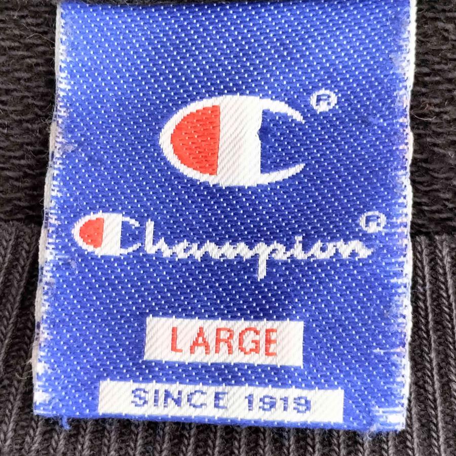 Champion（チャンピオン） 90s USA製 青タグ ロゴ刺繍 前V クルー 