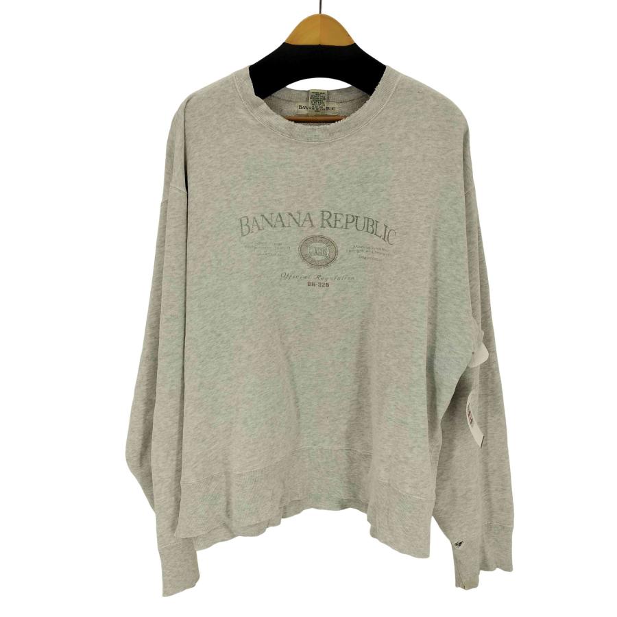 BANANA REPUBLIC（バナナリパブリック） 90s ロゴプリントクルーネック 