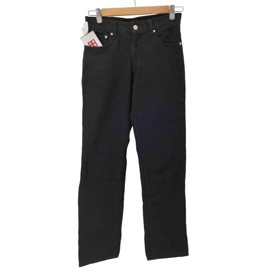 Stüssy ブラック デニムパンツ Lサイズ STUSSY（ステューシー） ジップフライ ストレート デニムパンツ