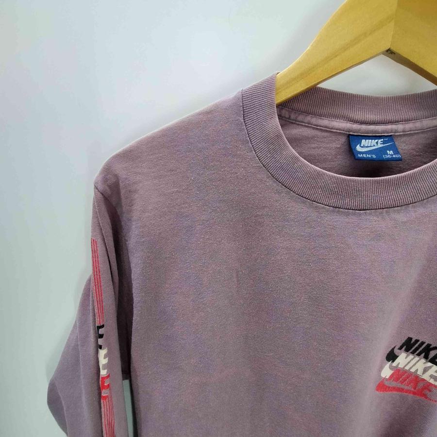 NIKE（ナイキ） 80S 紺タグ ロゴ3連 プリント L/S Tシャツ メンズ