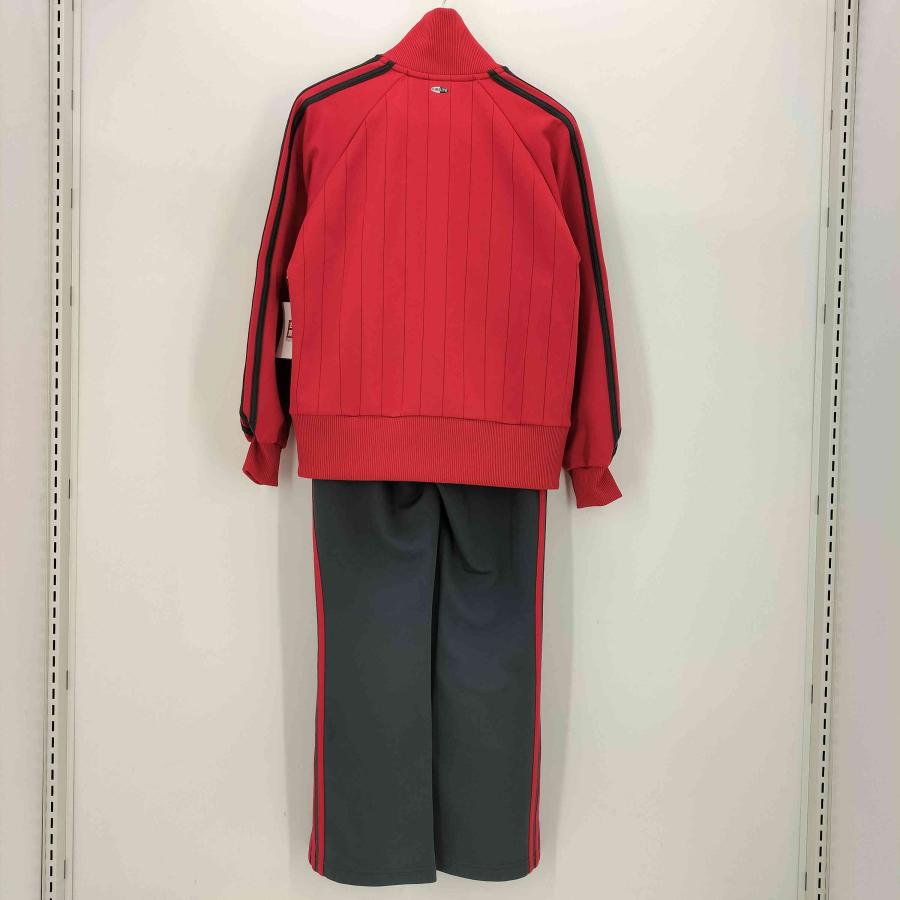 90s  アディダス トラックジャケット パンツ セットアップ　刺繍 adidas（アディダス） 刺繍ロゴ ストライプトラックジャケット パンツ
