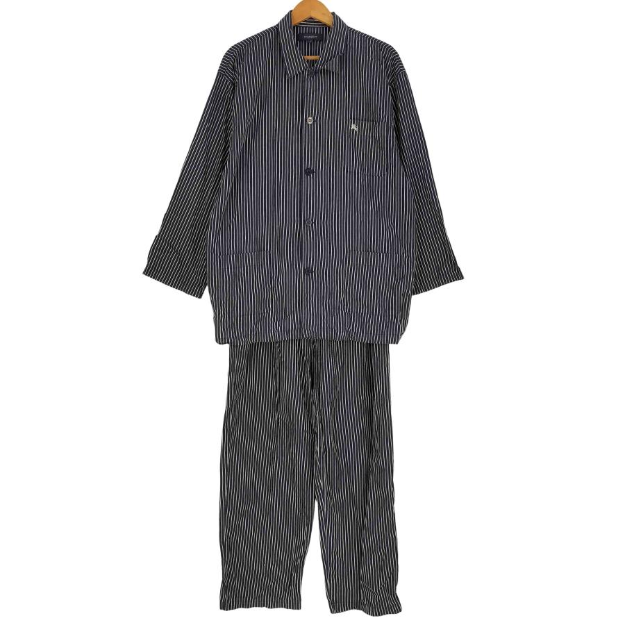 極美品✨BURBERRY LONDON セットアップ　ホースロゴ　シングル BURBERRY LONDON(バーバリーロンドン) ストライプ パジャマ