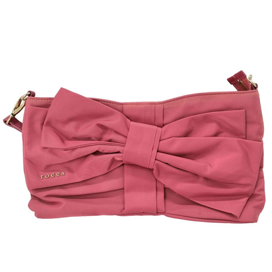 未使用タグ付き♡トッカ大人可愛いリボンショルダーバッグ♡ TOCCA（トッカ） ショルダーバッグ バッグ BICOLOR RIBBON POCHETTE