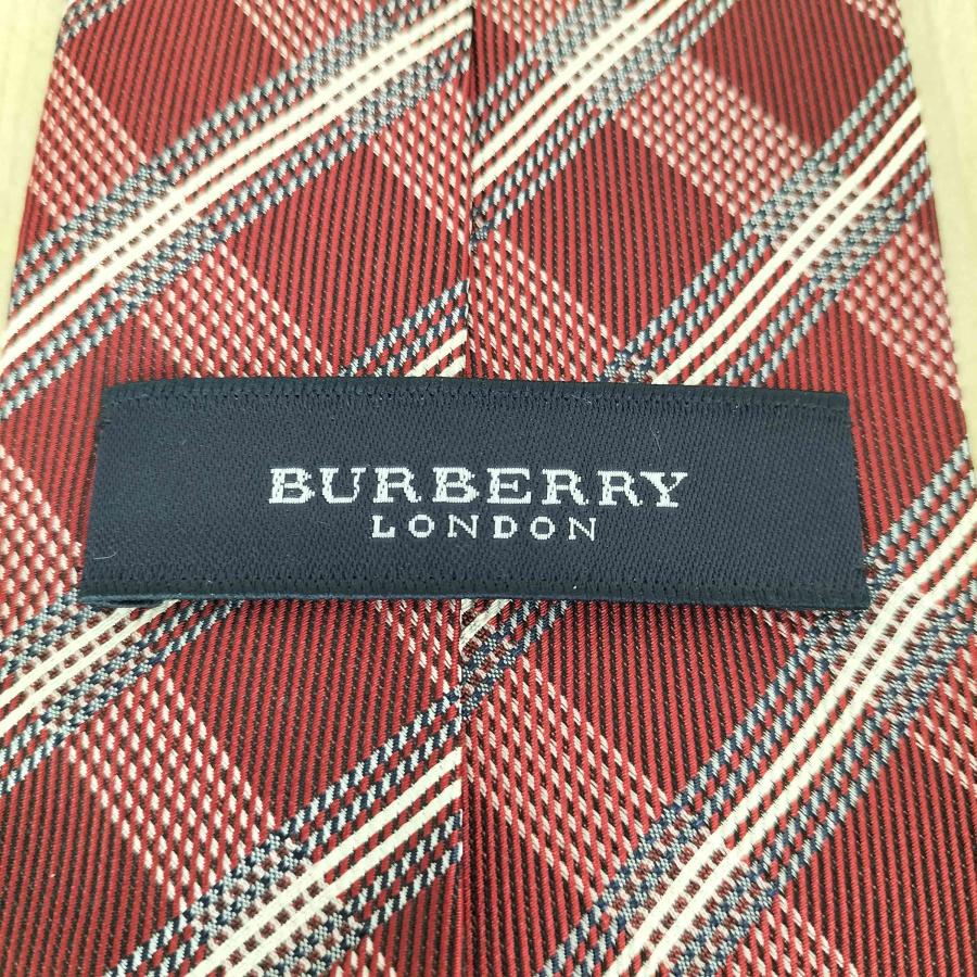 BURBERRY LONDON(バーバリーロンドン) シルクチェックネクタイ メンズ