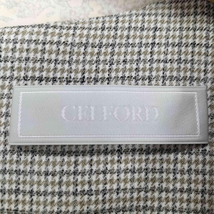 CELFORD（セルフォード） Vネックフィット&フレアワンピース
