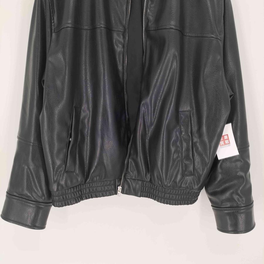 ZARA（ザラ） 24SS ZARA フェイクレザー ボンバージャケット メンズ