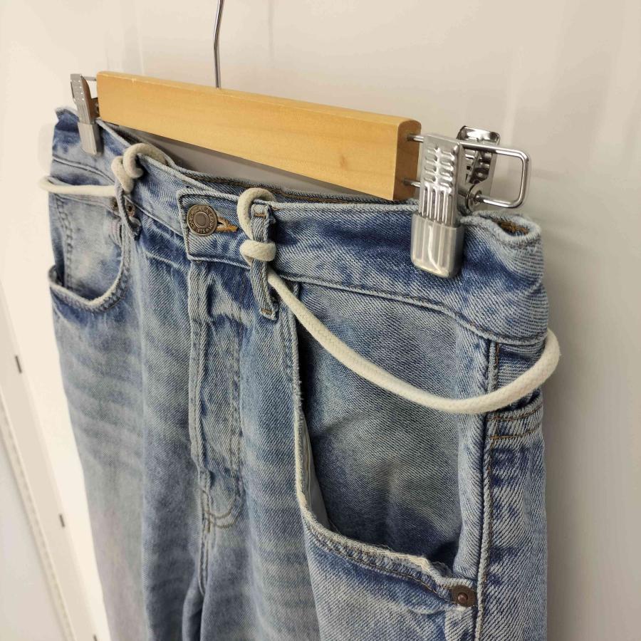 ZARA ザラ メンズ デニムカーゴポケットパンツ ルーズフィット JP30 中古・古着通販】ZARA (ザラ) カーゴデニムパンツ インディゴ サイズ