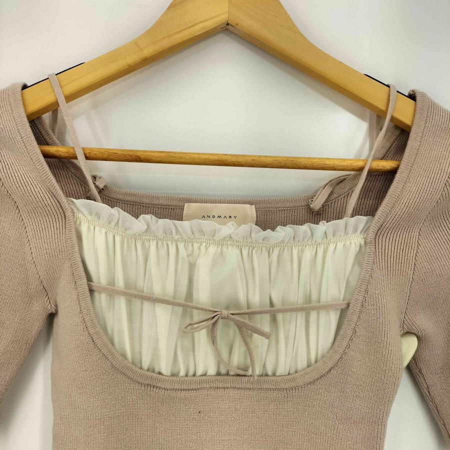 AND MARY(アンドマリー) Mew frill tops レディース FREE 中古 古着