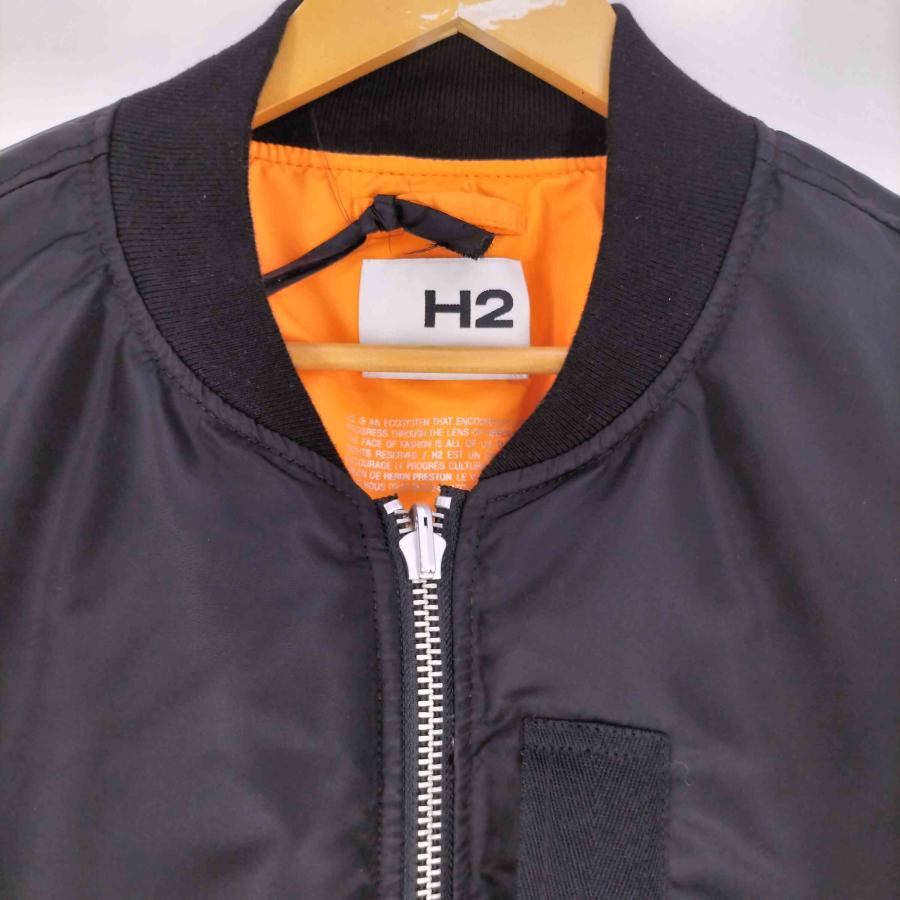H&M H＆M(エイチアンドエム) H2 リバーシブルフライトジャケット 